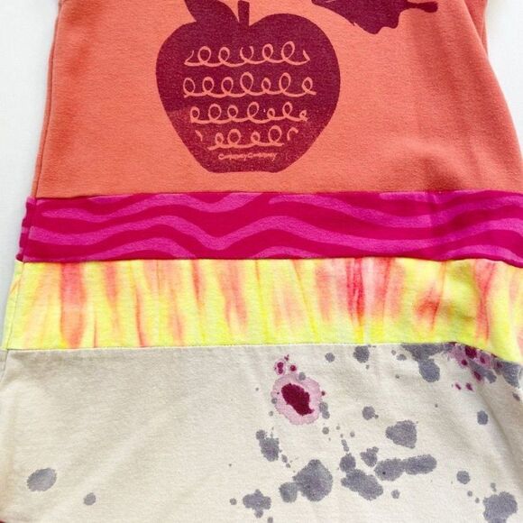 CourtneyCourtney Girls Dress 7/8 First Day of School Apple Twirly Skirt Handmade - Picture 4 of 8